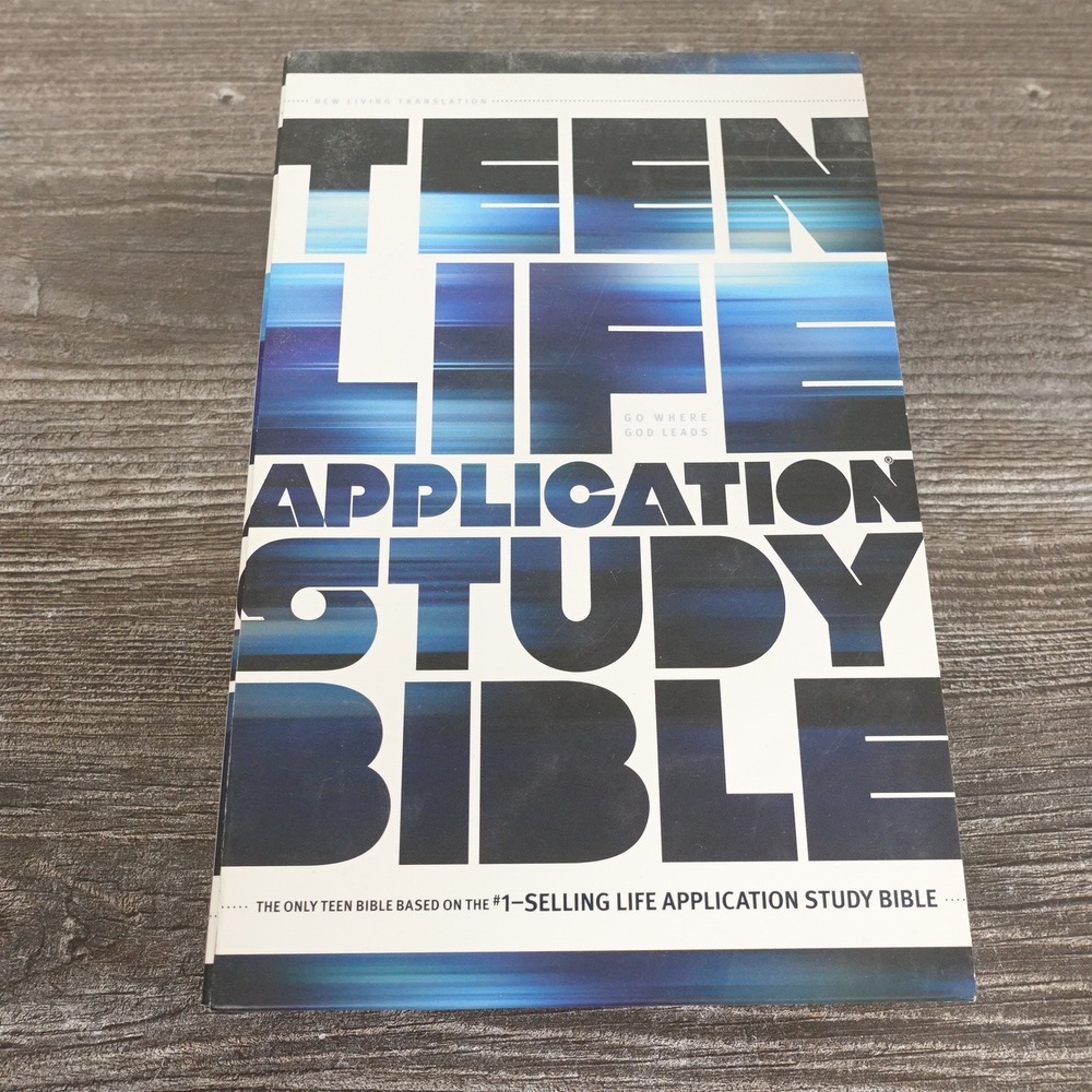 Tyndale Teen Life Application Study Bible NLT Youth Softcover Blue Good NLT